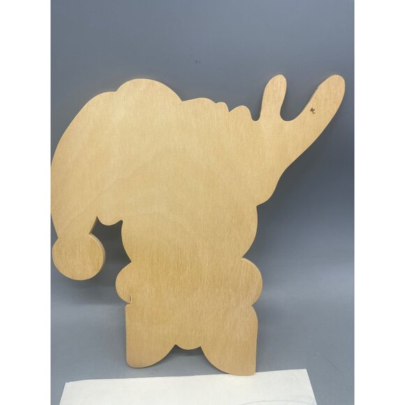 old fashioned cpw 856 Christmas plaque reindeer with hat craft wood 8x10.5" READ - Picture 4 of 7